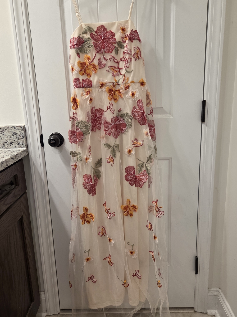 SHEIN Belle embroidered floral cami